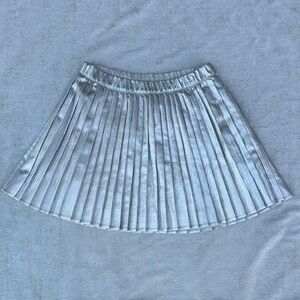 Girls Foil Skirt Pleated by Owillo Size L